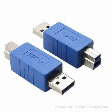 USB3.0 AM to BM Adapters with 5Gbps High-speed Data Transfer, Support Plug-and-Play Function
